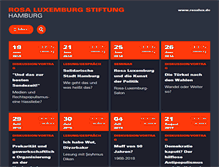 Tablet Screenshot of hamburg.rosalux.de